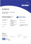 Szpital Na Wyspie - Certificate ISO EN - annex